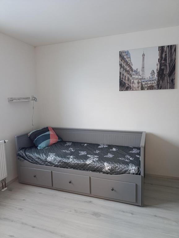 Postel nebo postele na pokoji v ubytování apartmán Fénix