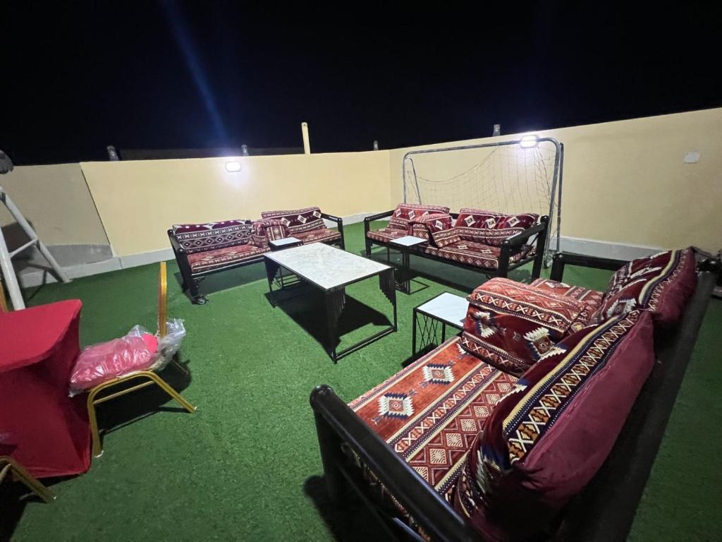 Χώρος καθιστικού στο نزل الرحاب -للعائلات فقط-