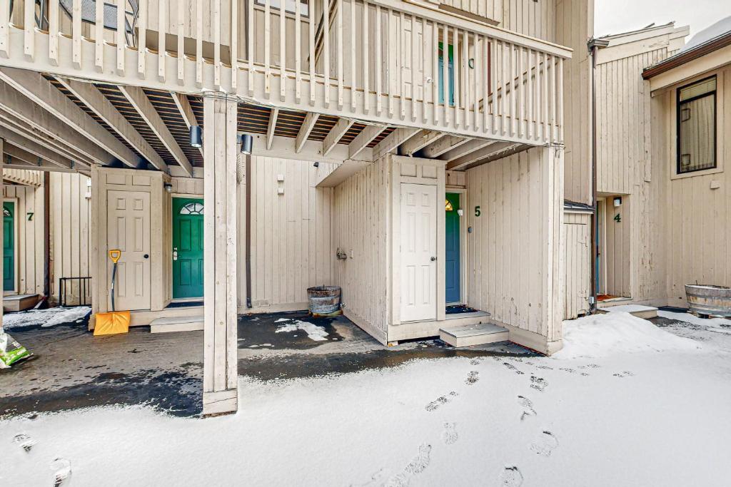 Balkón nebo terasa v ubytování Snow Run Studio