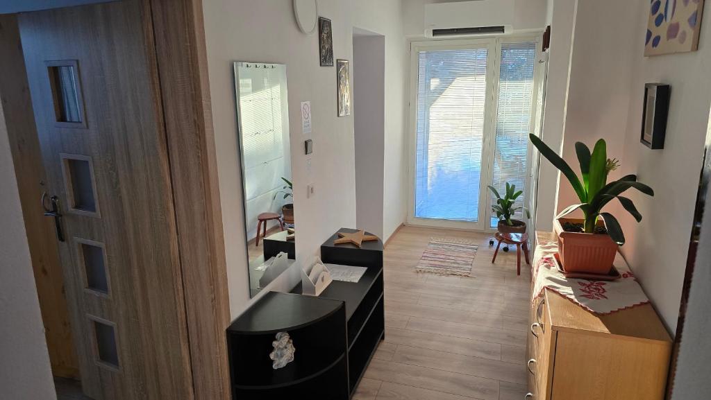 TV a/nebo společenská místnost v ubytování Apartmán Erika