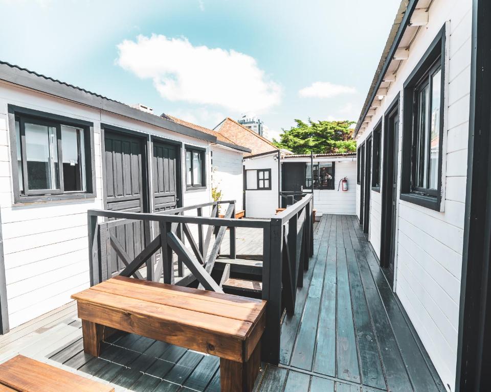 Balkón nebo terasa v ubytování Hostel 32
