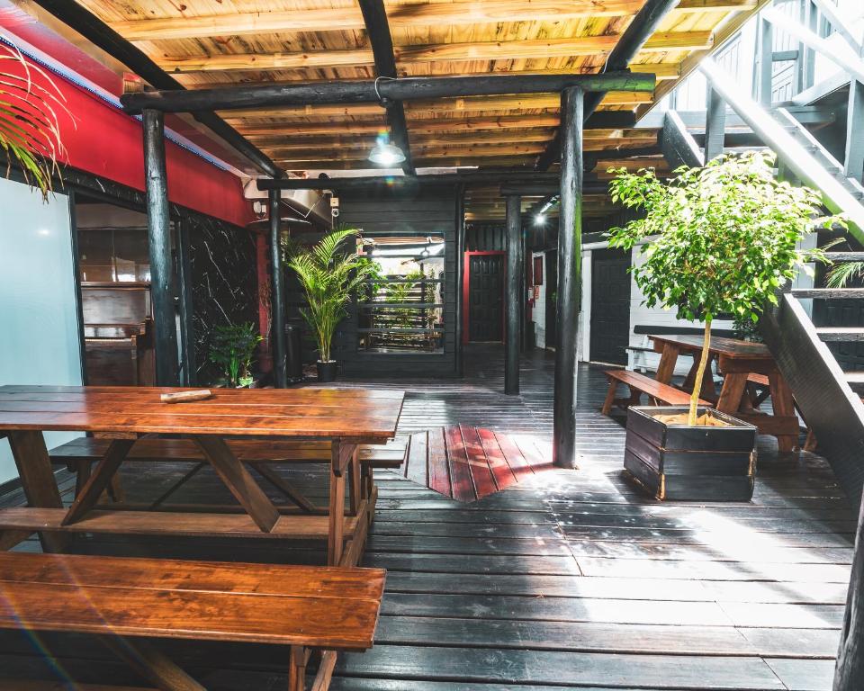Balkón nebo terasa v ubytování Hostel 32