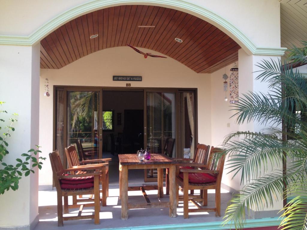 Patio nebo venkovní prostory v ubytování Paradis Villa B3