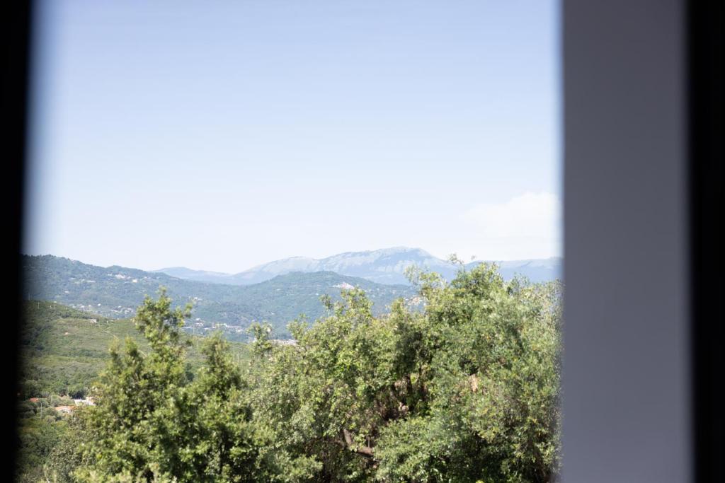 Nespecifikovaný výhled na hory nebo výhled na hory při pohledu z hotelu