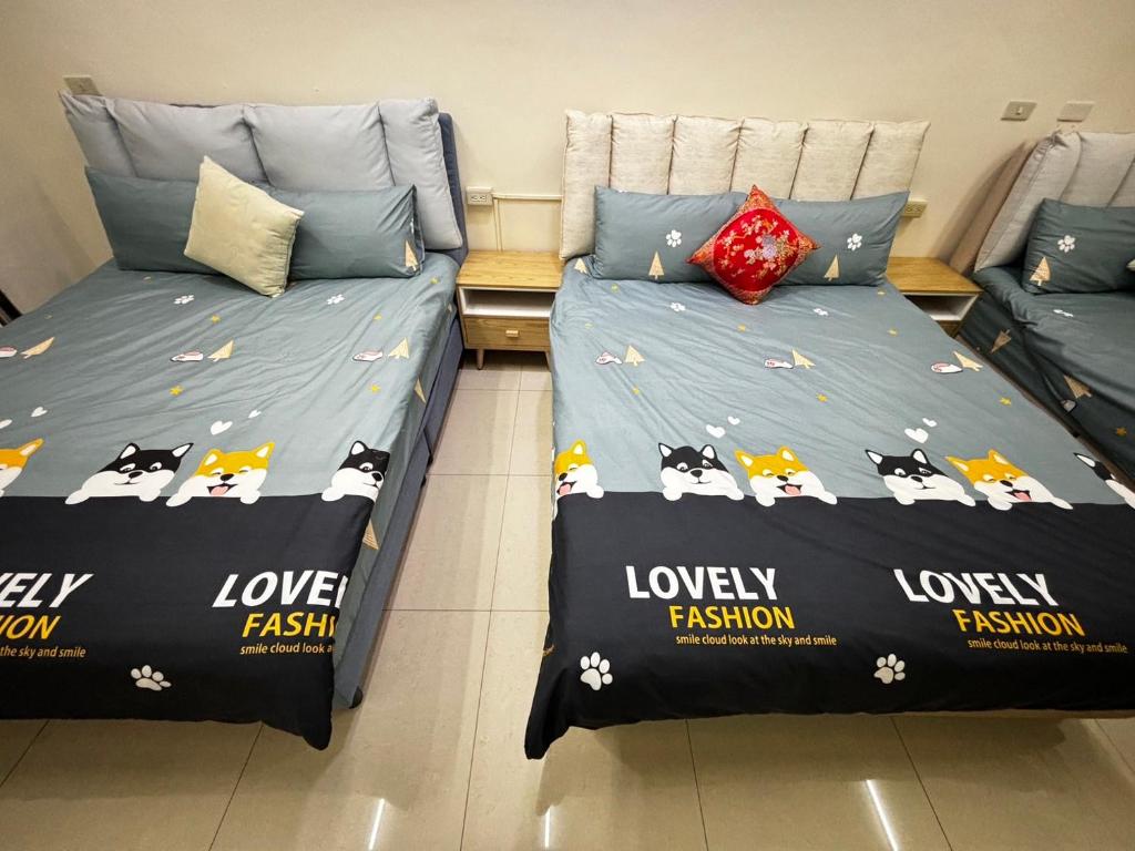 Postel nebo postele na pokoji v ubytování Luyu Homestay
