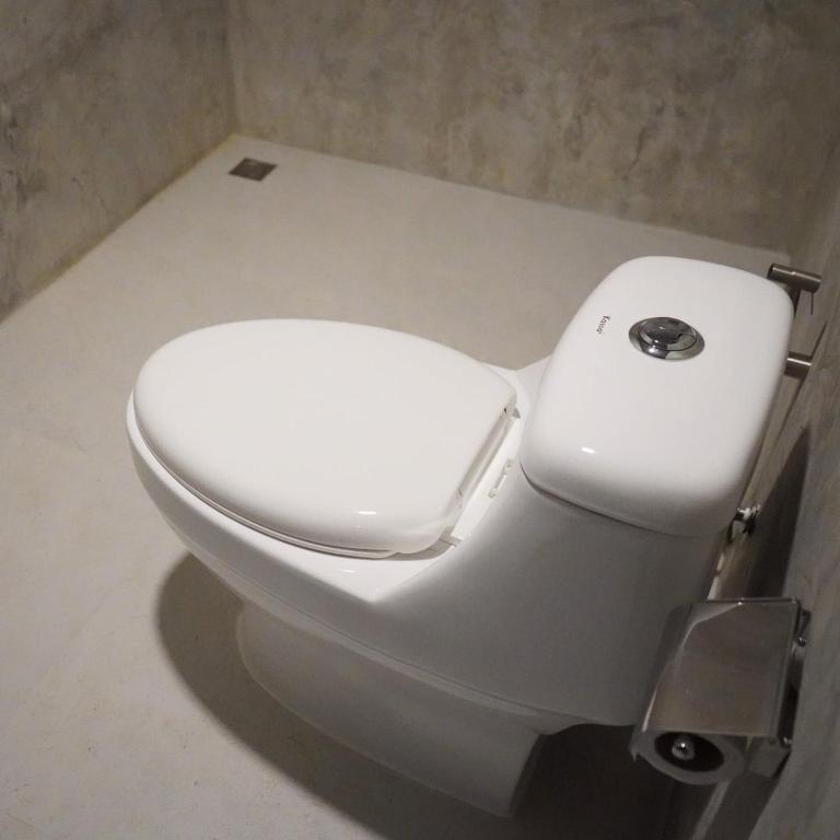 Koupelna v ubytování Chong khaep aingkwai resort Saiyok