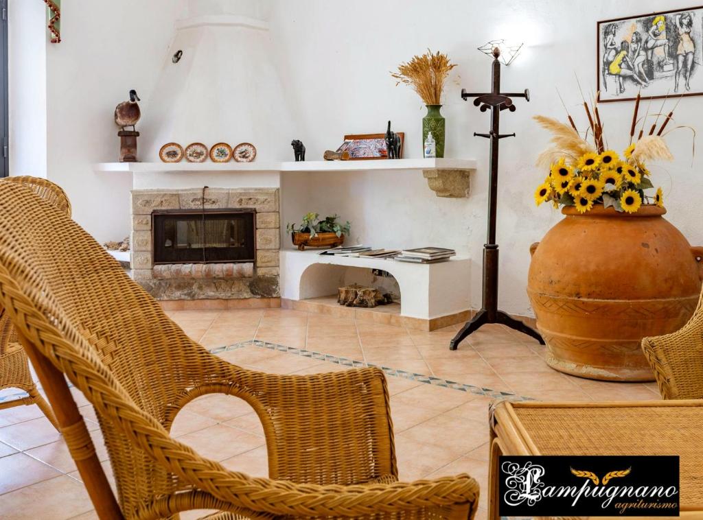 Posezení v ubytování Agriturismo Lampugnano