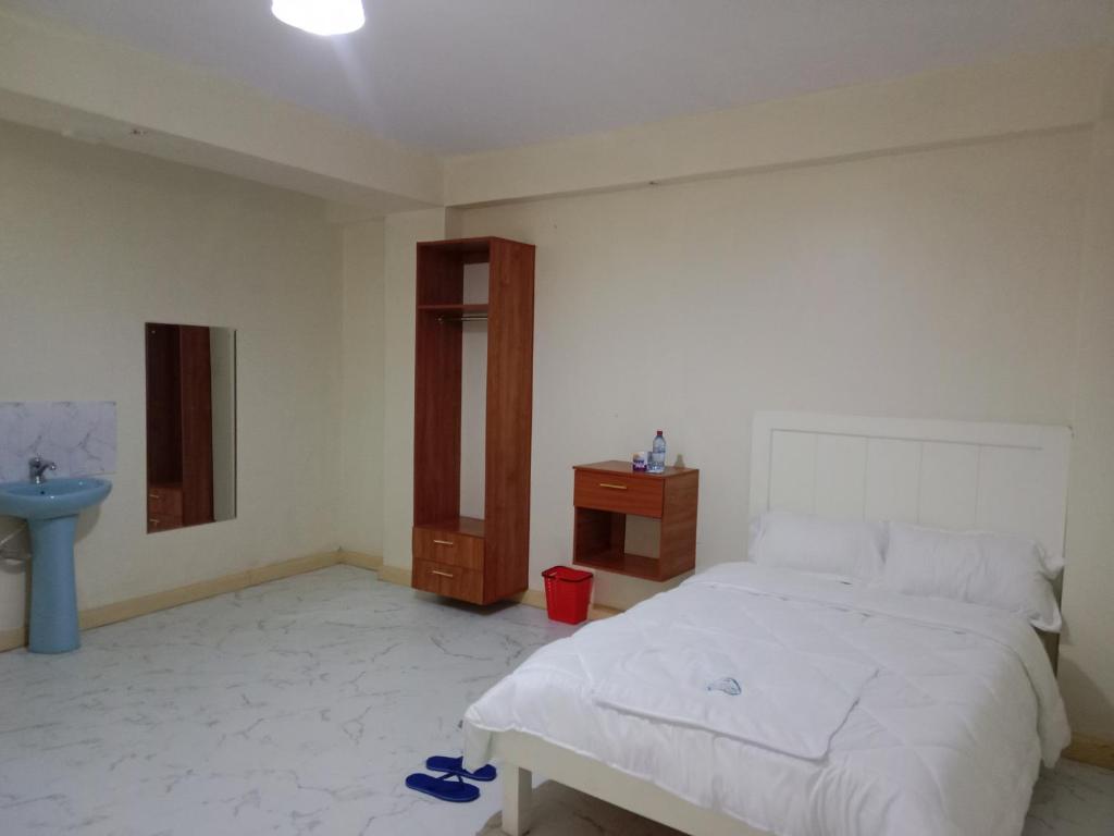 Postel nebo postele na pokoji v ubytování Panamark bed n breakfast