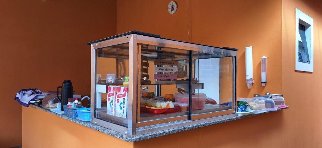 Kuchyň nebo kuchyňský kout v ubytování Hospedagem Familiar Yamane