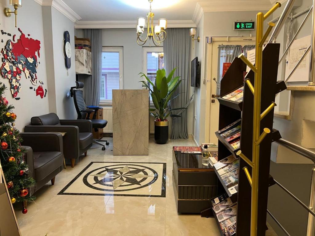 Posezení v ubytování Sultanahmet inn Hotel