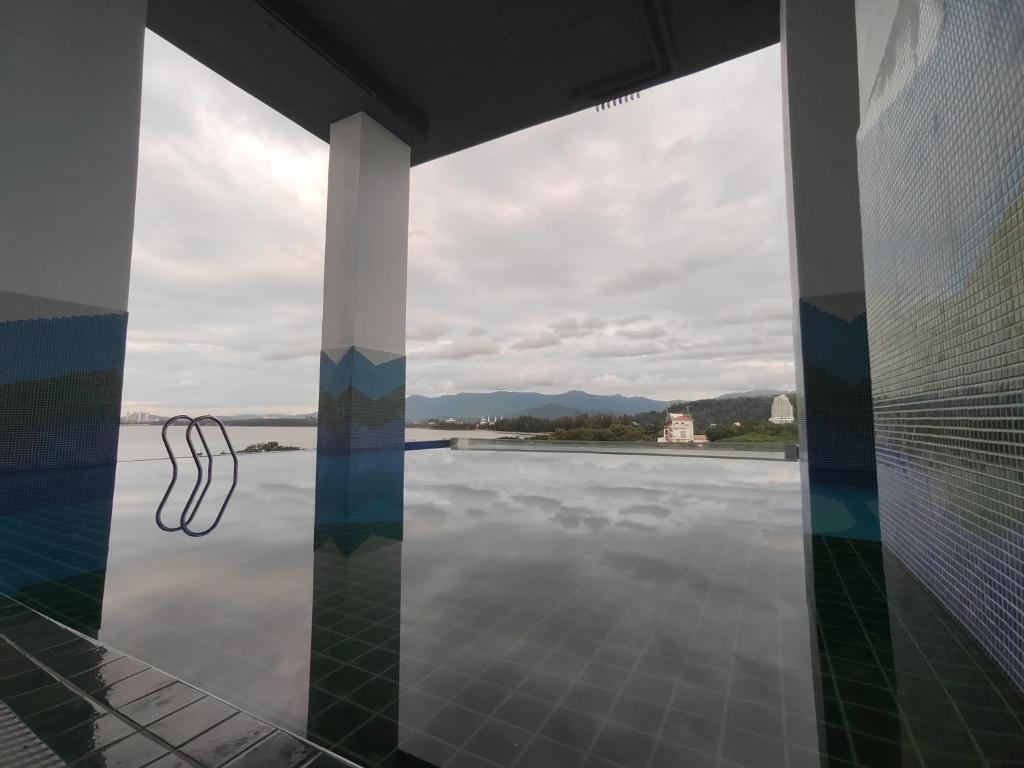 Nespecifikovaný výhled na hory nebo výhled na hory při pohledu z aparthotelu