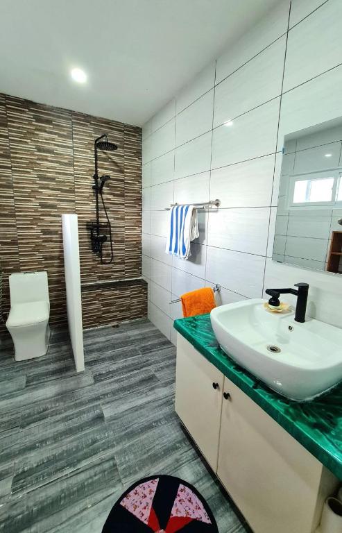Koupelna v ubytování Tablas Seaview Homestay