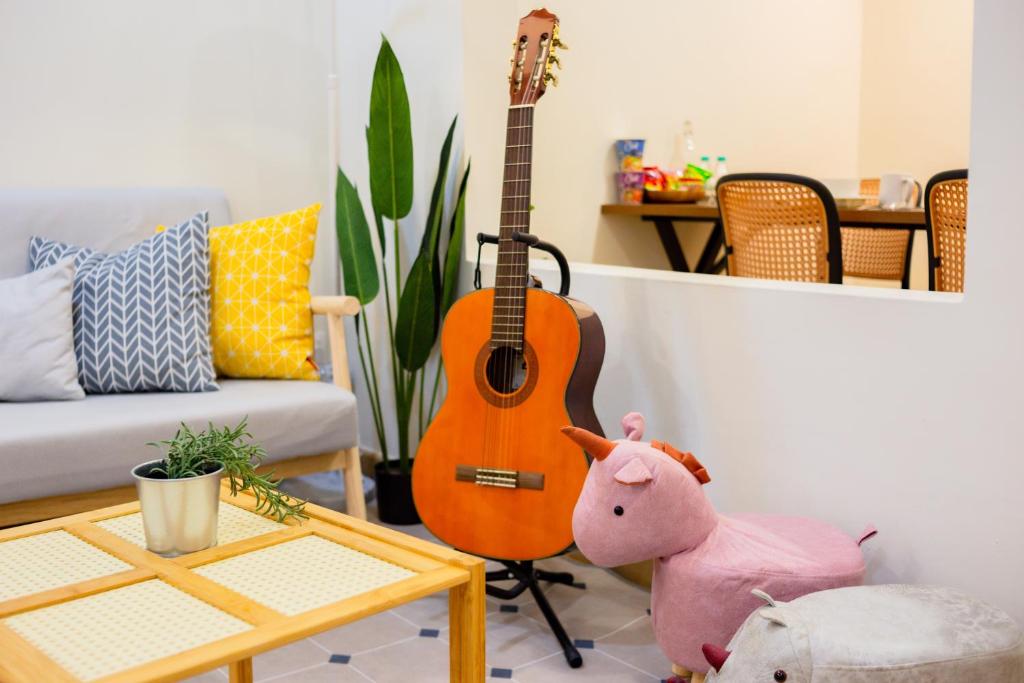 Posezení v ubytování Skudai Tun Aminah Cozy Home - Sutera Mall 6 mins
