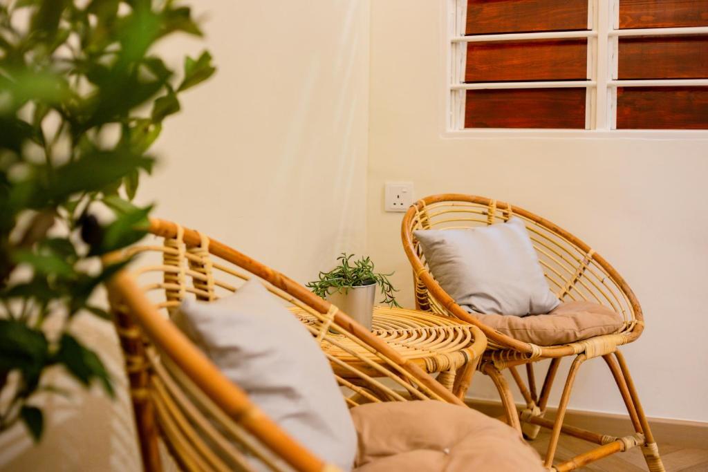 Posezení v ubytování Skudai Tun Aminah Cozy Home - Sutera Mall 6 mins