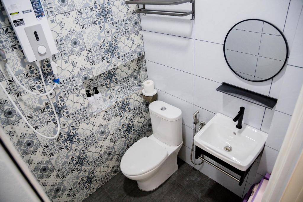 Koupelna v ubytování Skudai Tun Aminah Cozy Home - Sutera Mall 6 mins