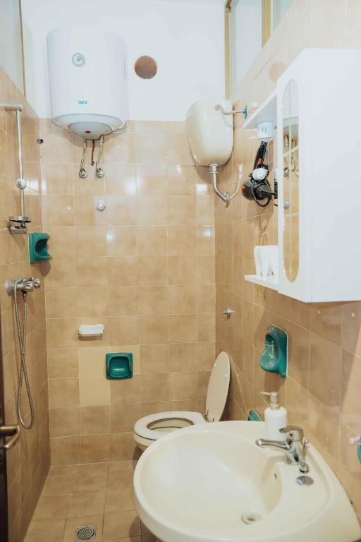 Koupelna v ubytování Appartamento con terrazzo