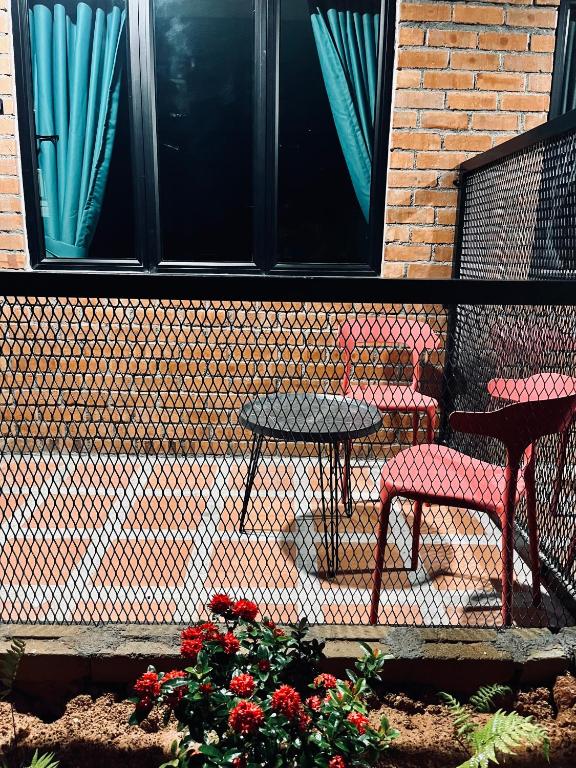 Patio nebo venkovní prostory v ubytování Big Dreams Hotel