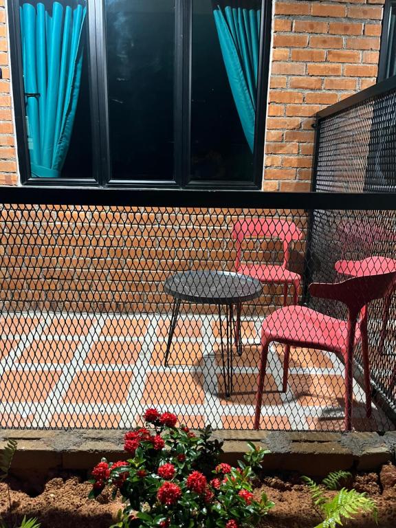 Patio nebo venkovní prostory v ubytování Big Dreams Hotel