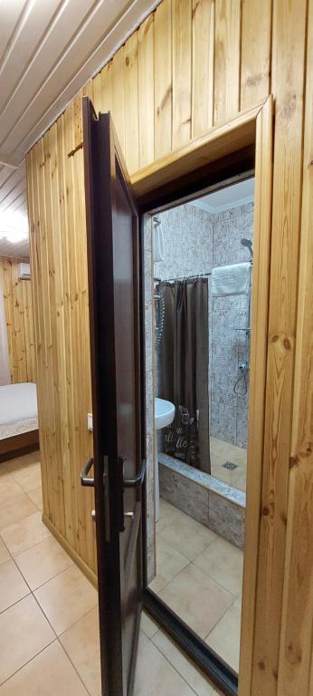 Koupelna v ubytování Olimpia Hotel&Spa