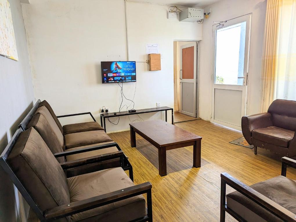 TV a/nebo společenská místnost v ubytování Relax Apartment Toppass