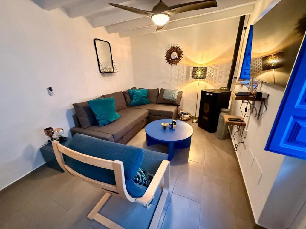 Kuchyňa alebo kuchynka v ubytovaní Casa mi sùeño azul