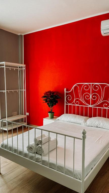 Postel nebo postele na pokoji v ubytování Bella Mare Suites - Formia