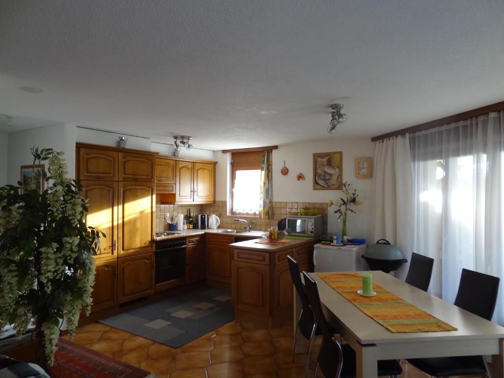 Kuchyň nebo kuchyňský kout v ubytování Haus Sarah