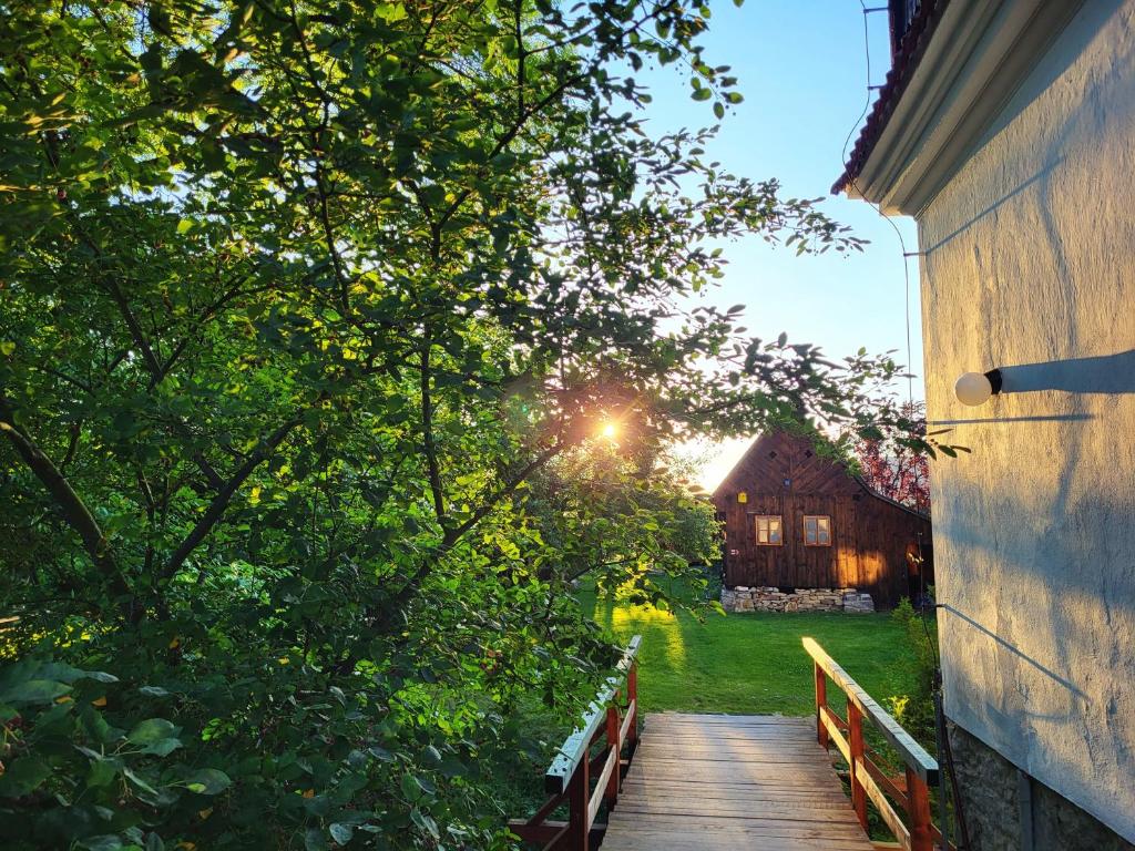 Zahrada ubytování Apartmány Červený Dvůr