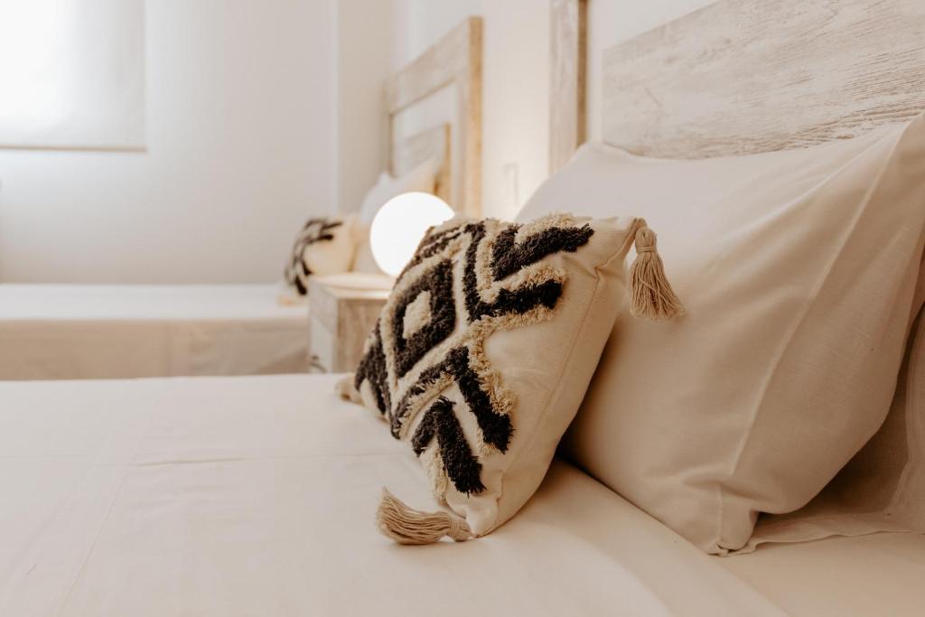 Posteľ alebo postele v izbe v ubytovaní Apartamento San Vicente de la Sonsierra Confort
