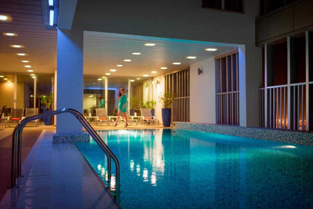 Bazén v ubytování Hala Arjaan by Rotana, Deluxe Hotel Apartments nebo v jeho okolí
