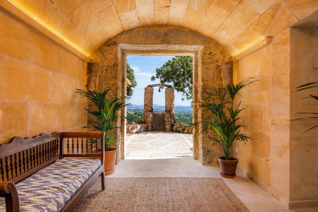 Posezení v ubytování Finca Albellons