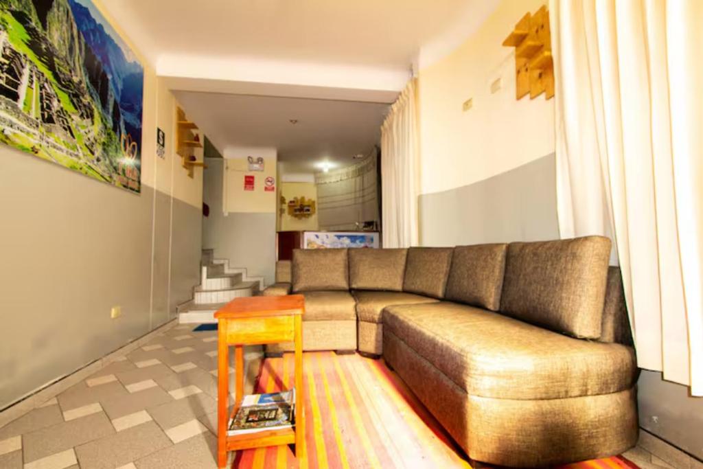 Posezení v ubytování La Casa de Momo
