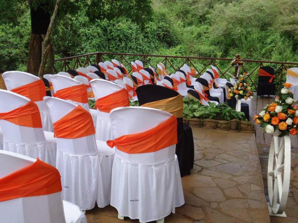 Jardí fora de Masai Lodge