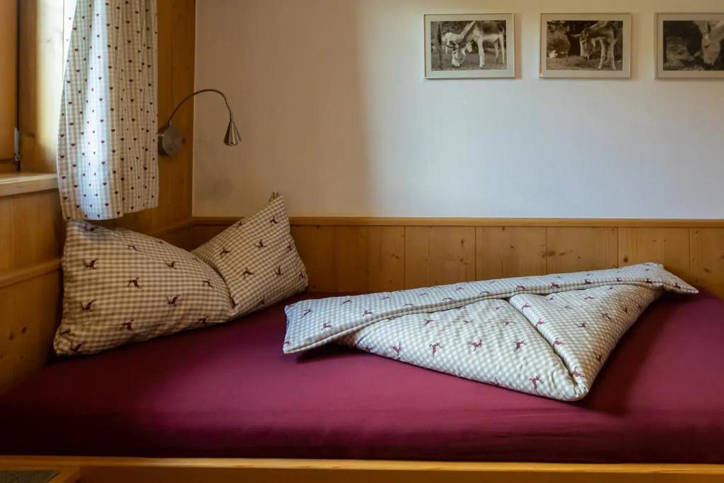 Postel nebo postele na pokoji v ubytování Gidnhof