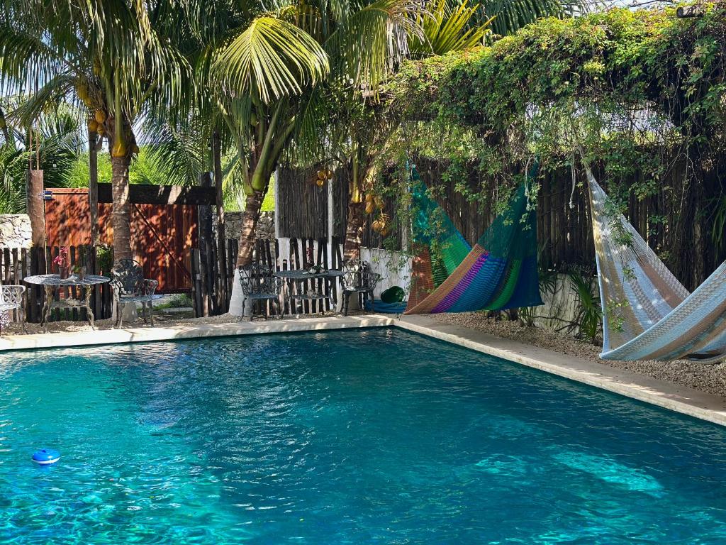 Bazén v ubytování Hotel Jaiba Mahahual - Adults Only nebo v jeho okolí