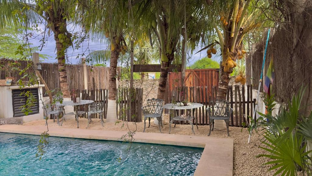 Bazén v ubytování Hotel Jaiba Mahahual - Adults Only nebo v jeho okolí