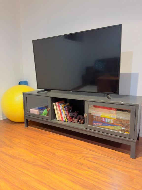 TV a/nebo společenská místnost v ubytování Covepark house