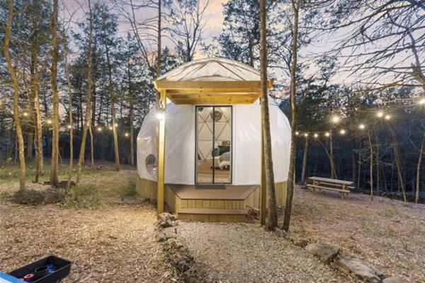 Zahrada ubytování Campfire Hollow