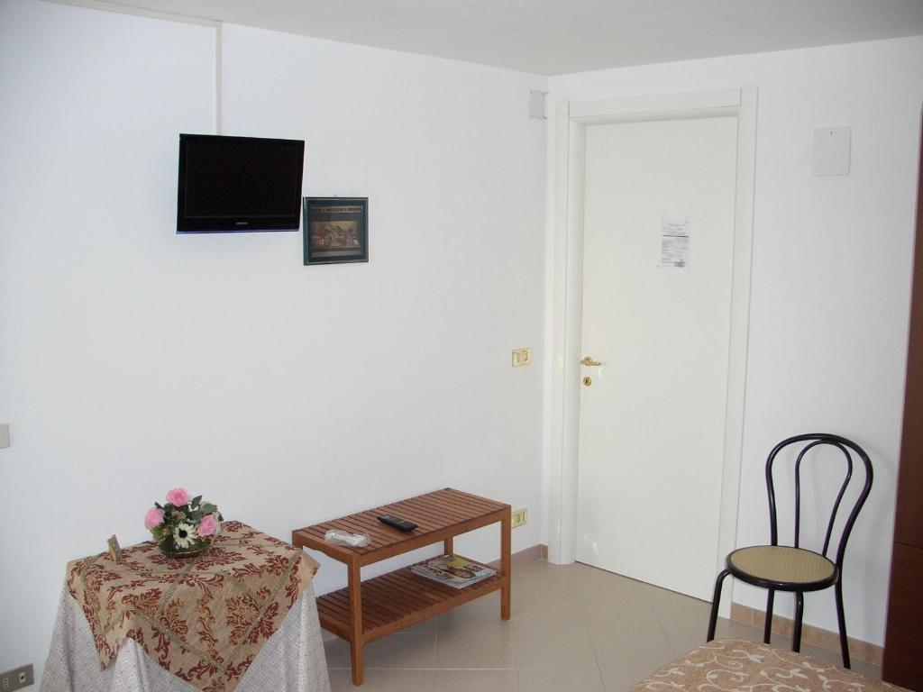 TV a/nebo společenská místnost v ubytování B&B Il Sogno