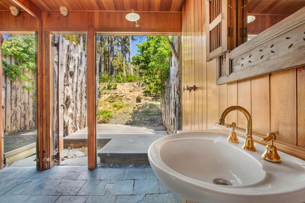 Koupelna v ubytování Island Cottage - Bruny Island