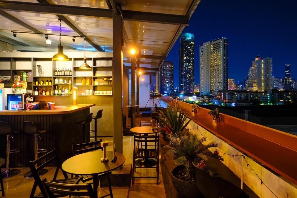 Balkón nebo terasa v ubytování U Sabai Hotel Bangkok
