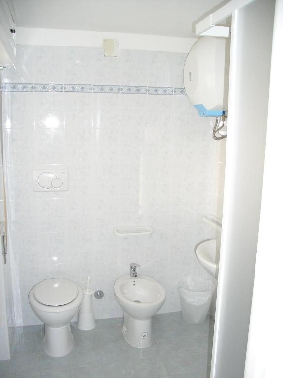 Koupelna v ubytování B&B Il Sogno