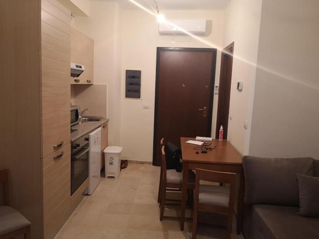 Kuchyň nebo kuchyňský kout v ubytování Apartment with pool in Sousse