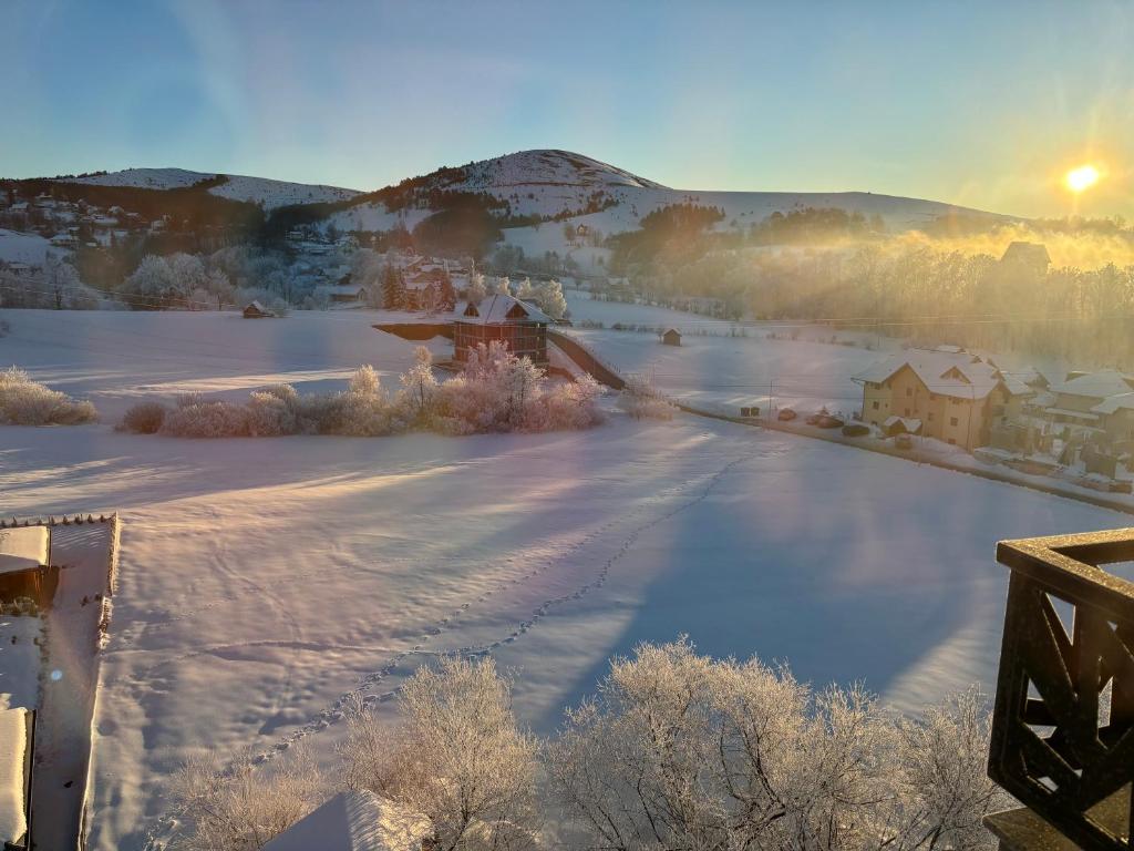 Naturlandskabet i nærheden af lejligheden