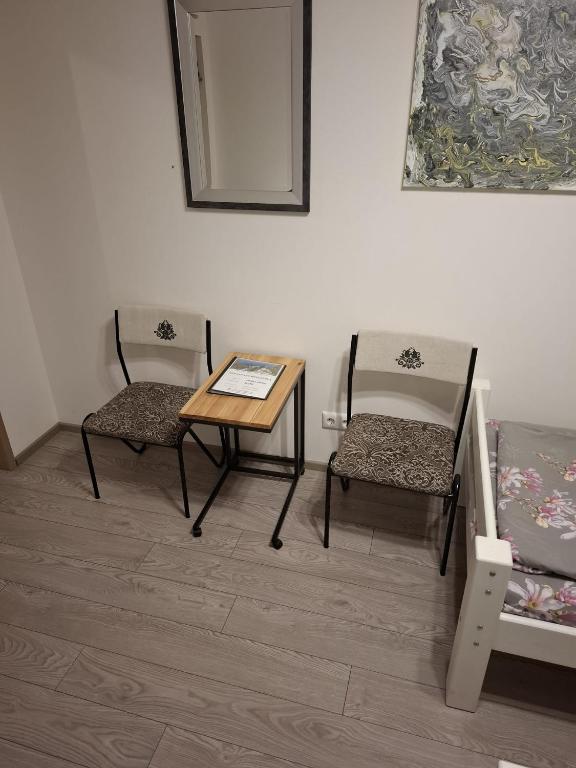 Posezení v ubytování Ermistu Puhkeküla