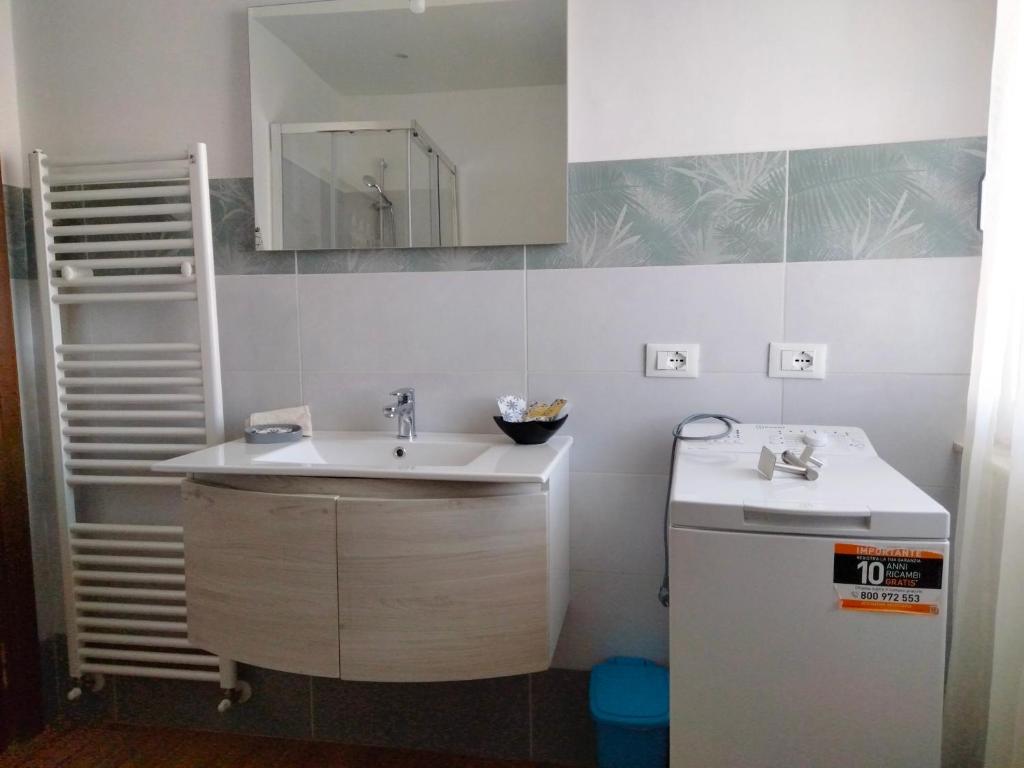 Koupelna v ubytování Casa di Anna