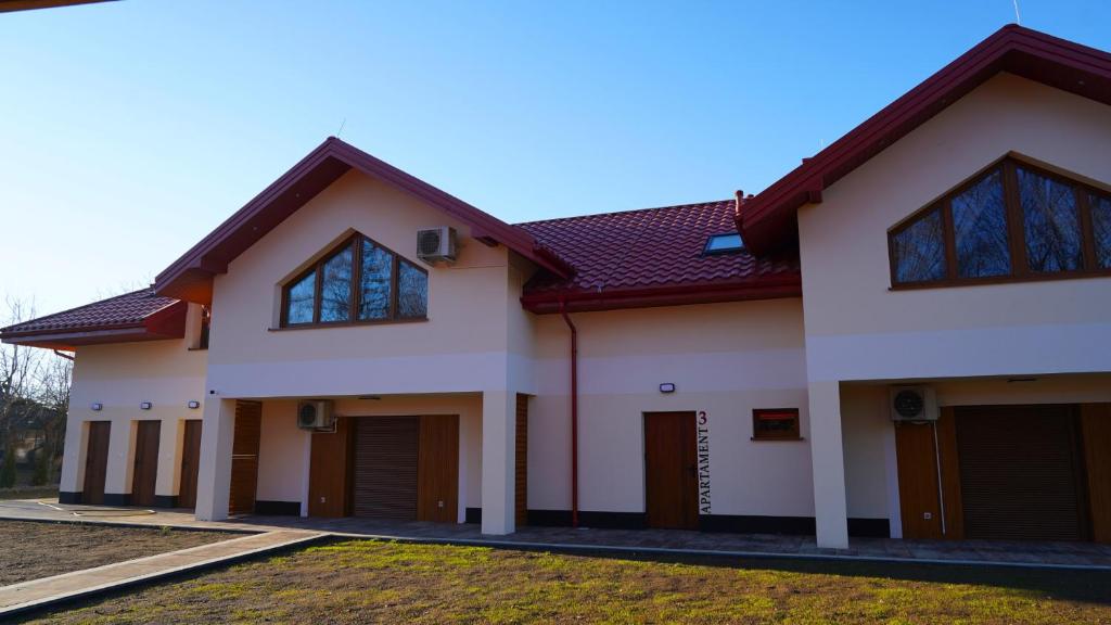 Budova, kde se aparthotel nachází
