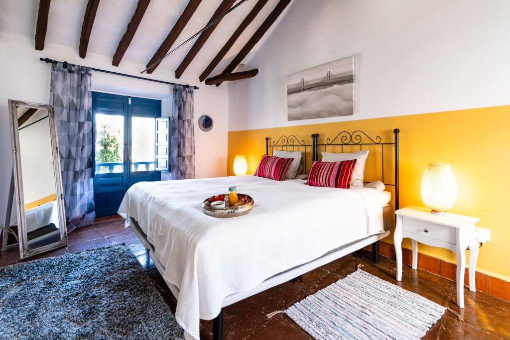 Cama o camas de una habitación en Limonero bnb