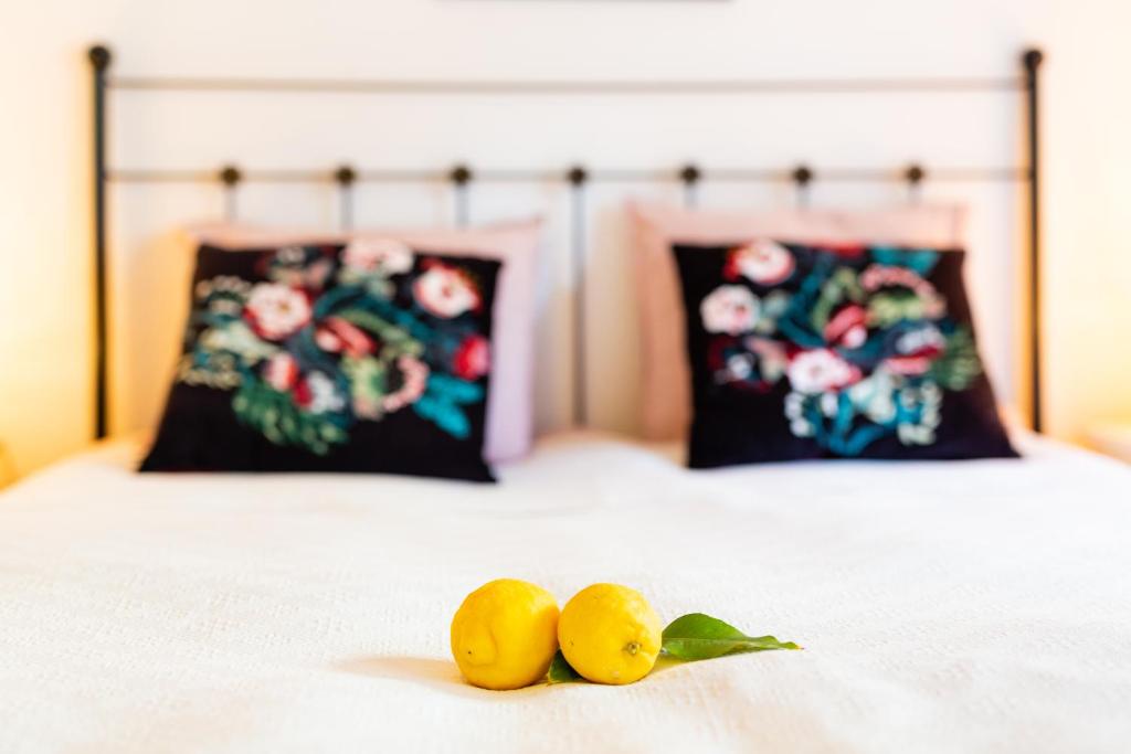 Cama o camas de una habitación en Limonero bnb