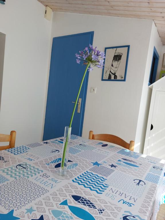 Posteľ alebo postele v izbe v ubytovaní Gîte la Salicorne